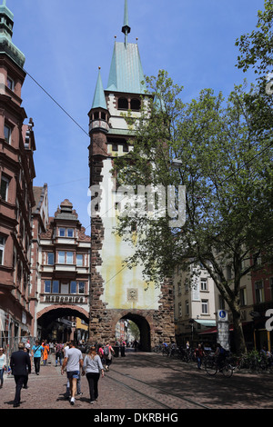 Freiburg im Breisgau Martinstor Foto Stock