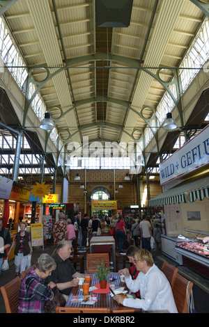 Arminiusmarkthalle 'Zunfthalle', Arminiusstrasse, Moabit di Berlino, Deutschland Foto Stock