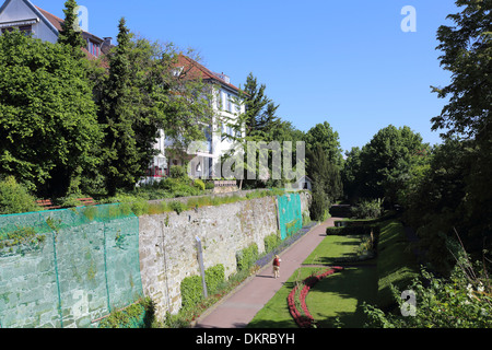 Radolfzell am Bodensee Stadtmauer Foto Stock