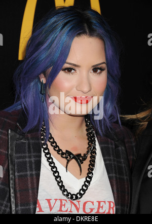 DEMI LOVATO US cantante e attrice cinematografica nel dicembre 2013. Foto di Jeffrey Mayer Foto Stock