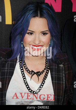 DEMI LOVATO US cantante e attrice cinematografica nel dicembre 2013. Foto di Jeffrey Mayer Foto Stock