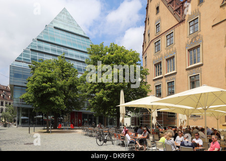 Ulm Stadtbücherei Zentralbibliothek Rathaus Foto Stock