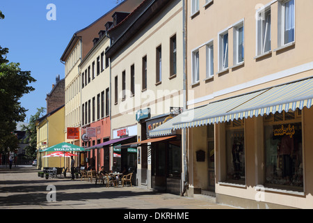 Luckenwalde Breite Straße Foto Stock