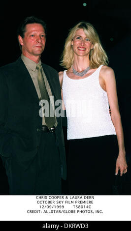 CHRIS COOPER & Laura Dern.OTTOBRE SKY FILM PREMIERE.12/09/1999.T58D14C. Foto Stock