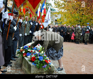 Giorno del Ricordo a Parthenay Deux-sevres Francia Foto Stock