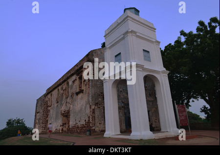 St. Pauls Kirche di Melaka, Malaysia Foto Stock