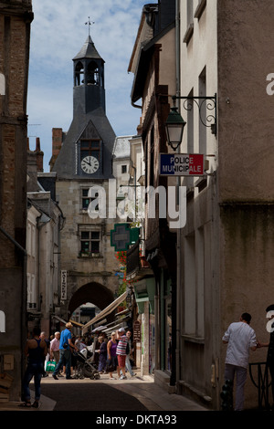 Amboise, in Francia nel periodo estivo. Polizia Municipale Foto Stock
