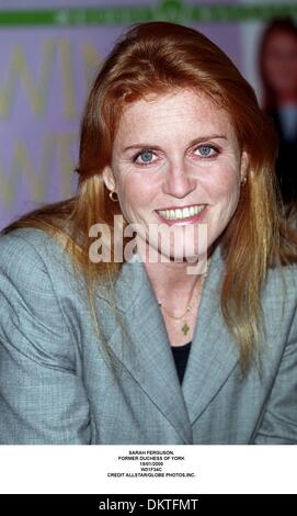 Gen 19, 2000 - Sarah Ferguson..EX DUCHESSA DI YORK.19/01/2000.W31F34C.Credito Credito (Immagine: © Globo foto/ZUMAPRESS.com) Foto Stock