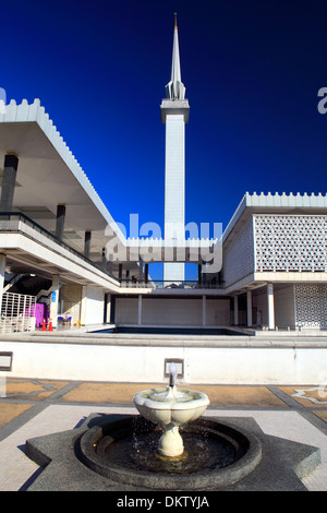 La Moschea Nazionale (1965), Kuala Lumpur, Malesia Foto Stock