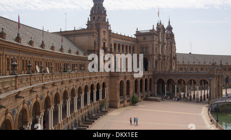 Plaza de Espana ('Sdolore Square'), Parque de Maria Luisa (Parco Maria Luisa), Siviglia, Spagna Foto Stock