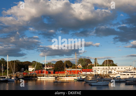 Il porto interno, Camden Maine Foto Stock