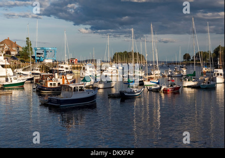 Il porto interno, Camden Maine Foto Stock