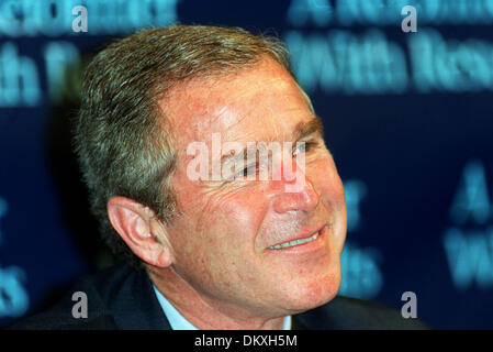 GEORGE W Bush.governatore del Texas.05/03/2000.U12B35 Foto Stock