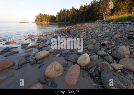 Scenic Maine, Roque Isola Arcipelago, giù verso est, Maine Foto Stock