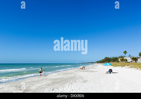 Spiaggia di Longboat Key, costa del Golfo della Florida, Stati Uniti d'America Foto Stock