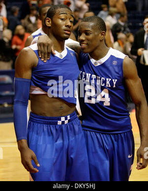 Gen. 16, 2010 - Auburn, Kentucky, Stati Uniti d'America - come il Kentucky sconfitto Auburn 72-67 sabato 16 gennaio 2010 in Auburn, AL. Foto di Mark Cornelison | Personale. (Credito Immagine: © Lexington Herald-Leader/ZUMApress.com) Foto Stock