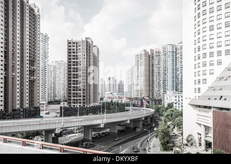 Edifici residenziali in Nanshi, Shanghai, Cina Foto Stock