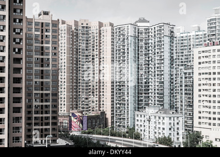 Edifici residenziali in Nanshi, Shanghai, Cina Foto Stock