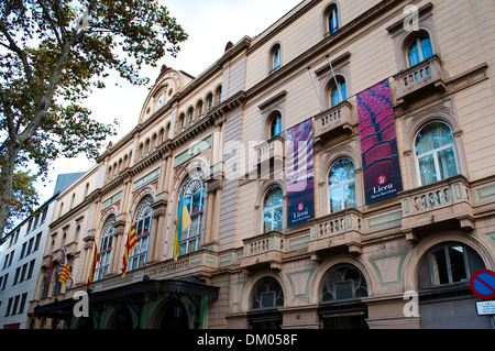 Teatro dell'Opera Liceu, La Rambla, Barcelona, Catalogna, Spagna Foto Stock