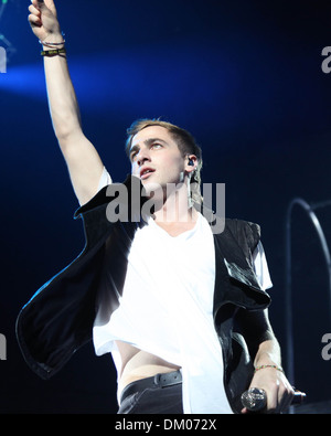 Kendall Schmidt di Big Time Rush esegue durante "Big Time Rush con Cody Simpson' concerto presso il Molson anfiteatro canadese Foto Stock