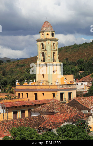 Iglesia y Convento de San Francisco de Asís, Trinidad, Sancti Spiritus provincia, Cuba, il Mare dei Caraibi e America centrale Foto Stock