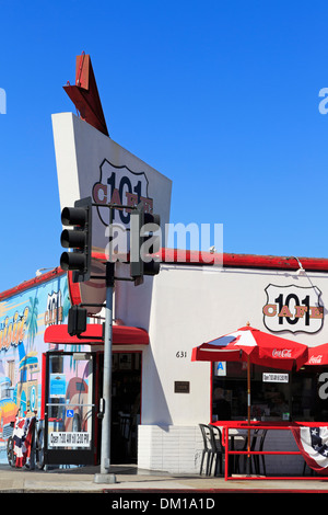 Autostrada 101 Cafe in Oceanside, California , Stati Uniti Foto Stock