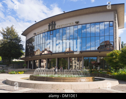Palazzo des festività in Evian-Les-Bains Francia una popolare destinazione turistica Foto Stock