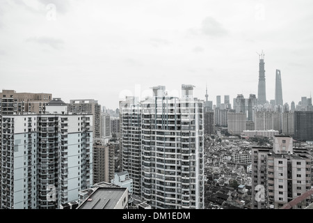 Edifici residenziali in Nanshi, Shanghai, Cina Foto Stock