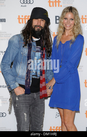 Rob Zombie e Sheri Moon Zombie 2012 Toronto International Film Festival - "i signori di Salem' premiere arrivo a Ryerson Foto Stock