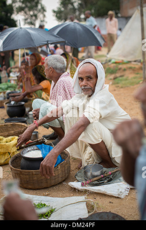 Mercato in Stato di Bihar, in India Foto Stock