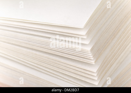 In prossimità delle pagine di un libro Foto Stock