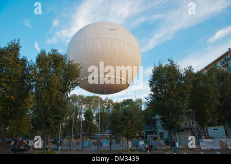 Torino occhio mongolfiera, a Giardini Pellegrino parco città di Torino Piemonte Italia del nord Europa Foto Stock