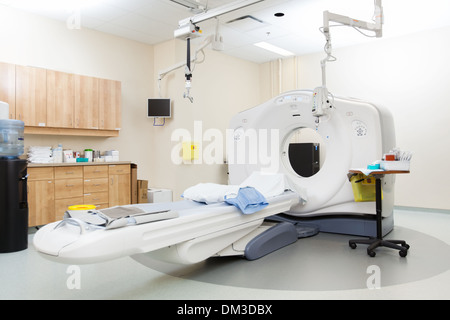 CT scan Camera in ospedale Foto Stock