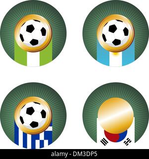 2010 Coppa del Mondo in Sudafrica Gruppo B Illustrazione Vettoriale