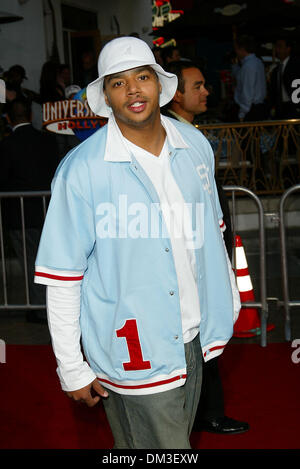 Apr. 17, 2002 - Los Angeles, California - IL RE dello SCORPIONE.PREMIERE A AMPHITHEATE universale.Los Angeles, CA.Donald Faison. FITZROY BARRETT / 4-17-2002 K24625FB (D)(Immagine di credito: © Globo foto/ZUMAPRESS.com) Foto Stock