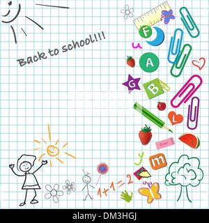 Ritorno a scuola Illustrazione Vettoriale