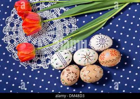Uova di Pasqua Foto Stock
