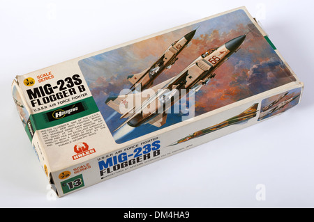 1:72 scala Hasegawa Mig-23S in plastica kit modello Foto Stock