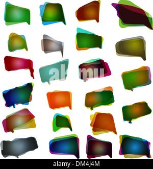 Bolle di discorso. Illustrazione Vettoriale