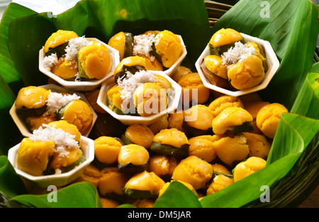 Il dessert Thai dolce zucchero palm Foto Stock