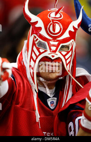 Nov. 23, 2009 - Houston, Texas, Stati Uniti - 23 Novembre 2009: Texans fans mostrano il loro spirito come i Texans hanno preso su Tennessee Titans al Reliant Stadium di Houston, TX. Credito - Diana L. Porter / Southcreek globale. (Credito Immagine: © Southcreek globale/ZUMApress.com) Foto Stock