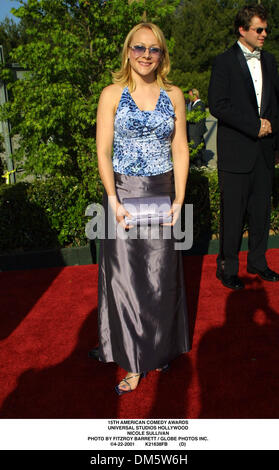 Apr. 22, 2001 - 15TH AMERICAN COMEDY AWARDS.Gli Universal Studios di Hollywood.NICOLE SULLIVAN. FITZROY BARRETT / 4-22-2001 K21638FB (D)(Immagine di credito: © Globo foto/ZUMAPRESS.com) Foto Stock