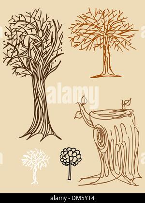 Rami di un albero Illustrazione Vettoriale