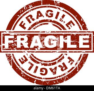 Bollo fragile Illustrazione Vettoriale