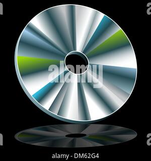 Disco CD-DVD Illustrazione Vettoriale