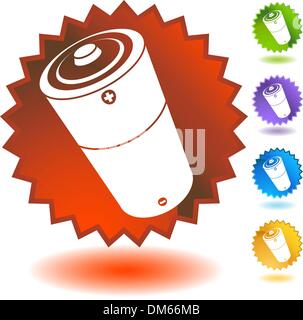 Set di tenuta - Batteria Illustrazione Vettoriale