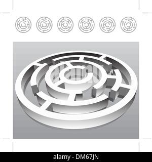 Labirinto Illustrazione Vettoriale