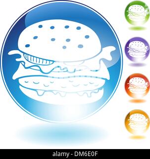 Hamburger Illustrazione Vettoriale