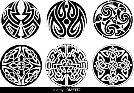 Ornamenti celtico Illustrazione Vettoriale
