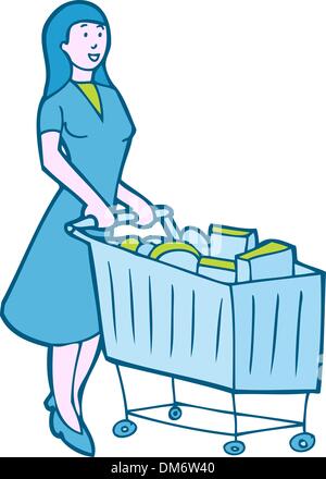 Carrello spesa Illustrazione Vettoriale